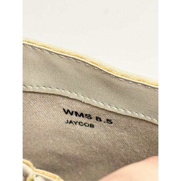 Dv by Dolce Vita Boots Size 8.5 Bone Lace Up Chunky Block Heel - Picture 10 of 12